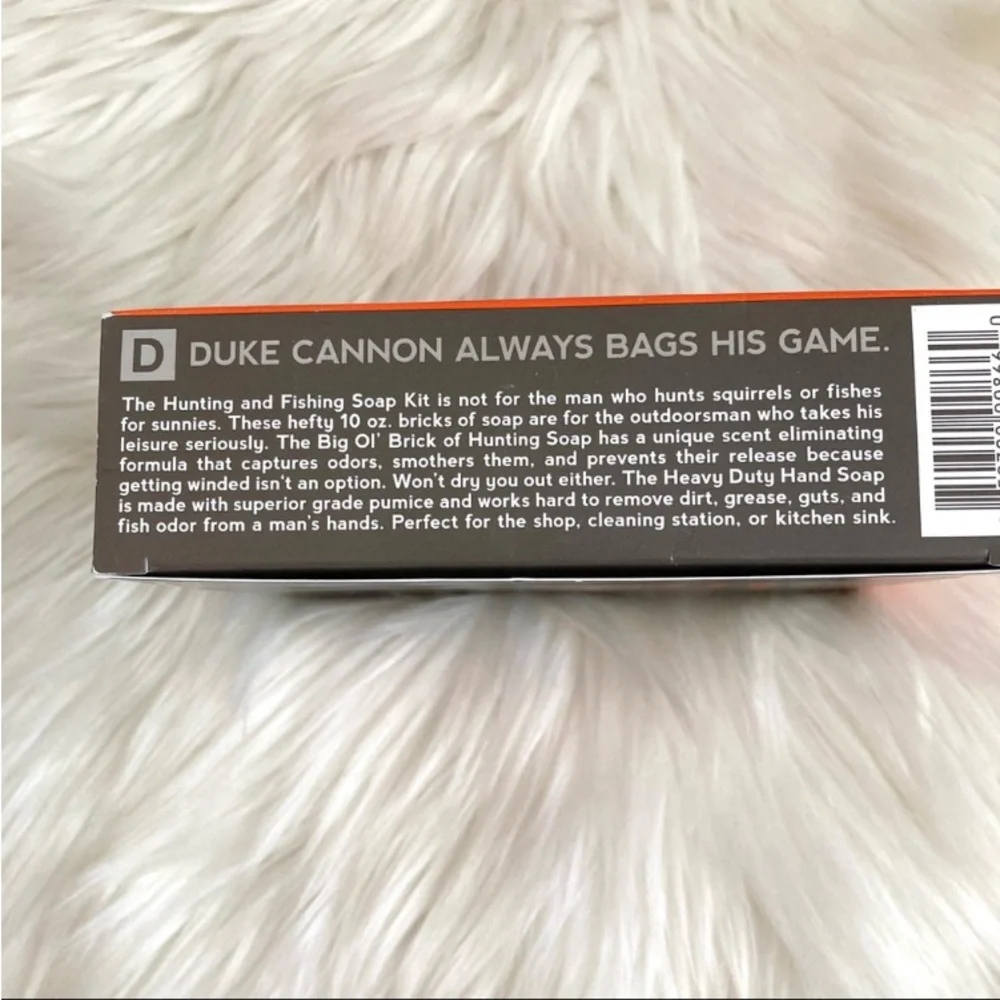 NEW Duke Cannon Hunting and Fishing Soap Set of 2